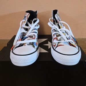 Converse Black and White High-Tops